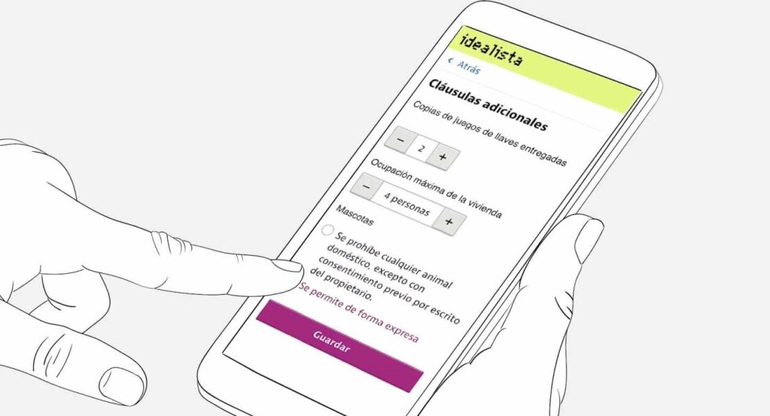 Einfach und kostenlos - Idealista bietet einen Online Service Mietvertrag für Vermieter und Mieter