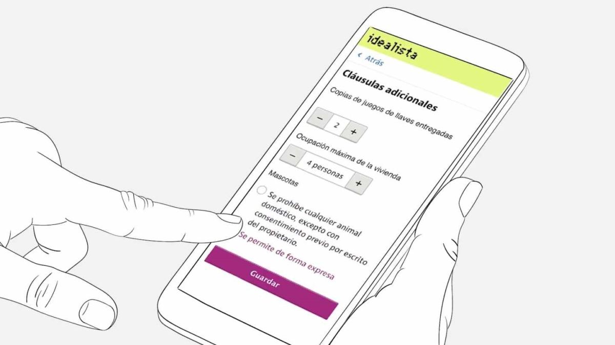Einfach und kostenlos - Idealista bietet einen Online Service Mietvertrag für Vermieter und Mieter